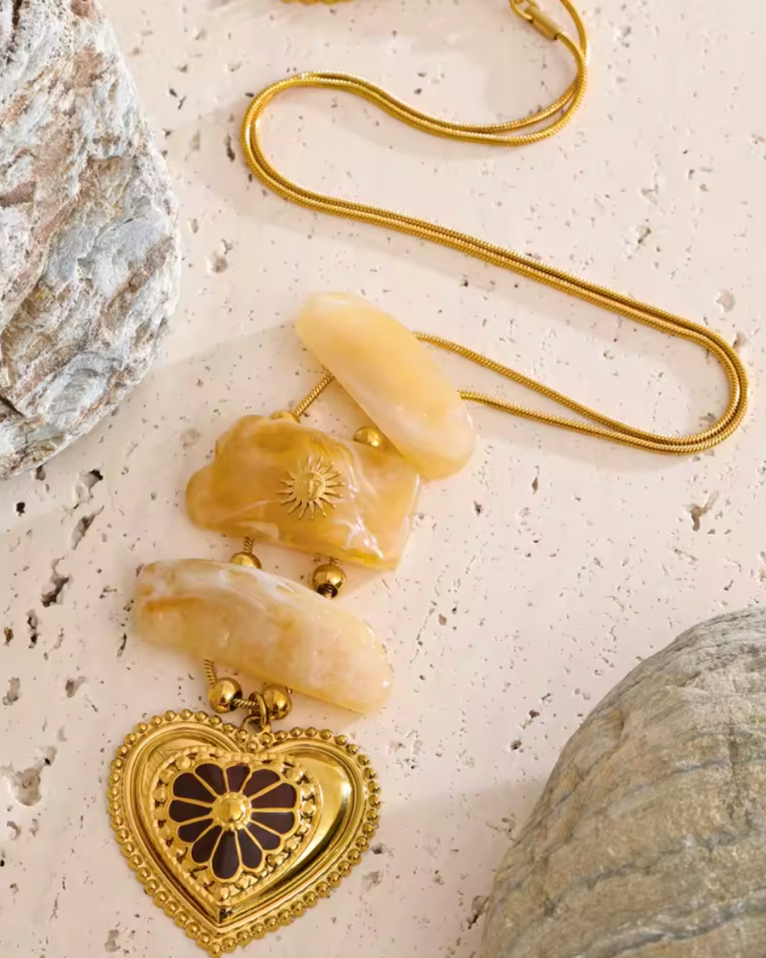 Golden Relic Waterproof Necklace