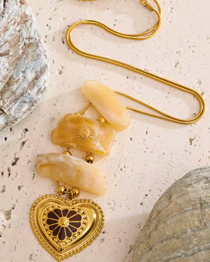 Golden Relic Waterproof Necklace