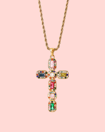 Celestial Cross Waterproof Necklace