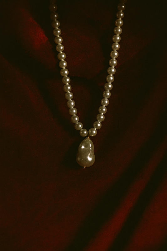 Pearls After Dark Necklace