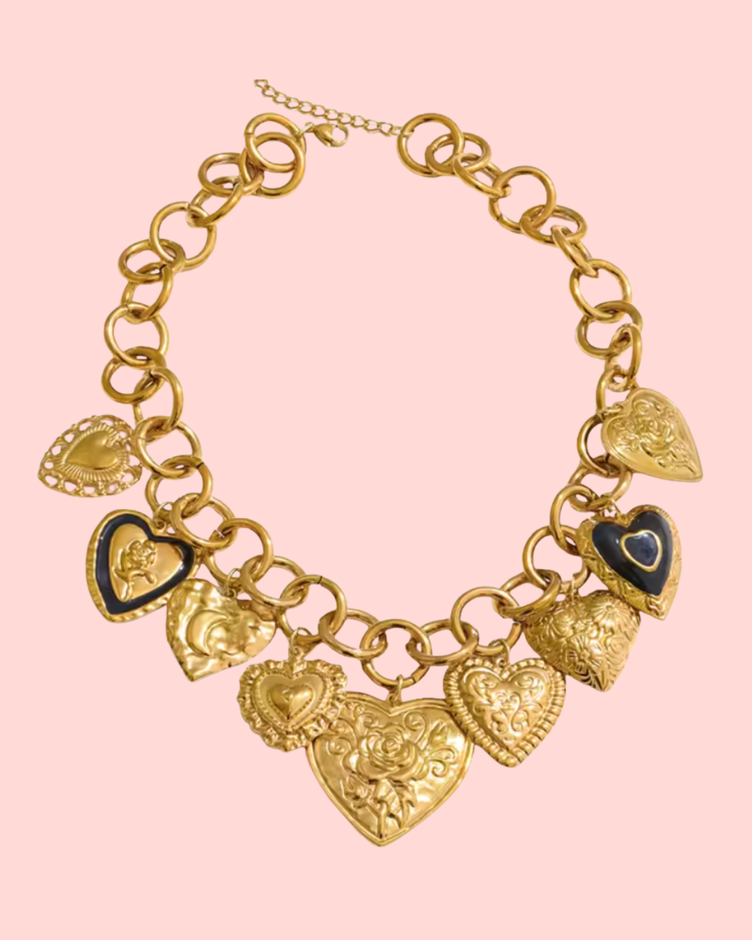 Sacred Hearts Waterproof Necklace