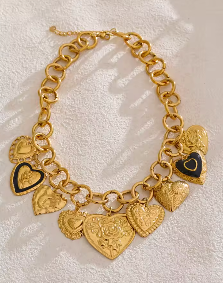 Sacred Hearts Waterproof Necklace