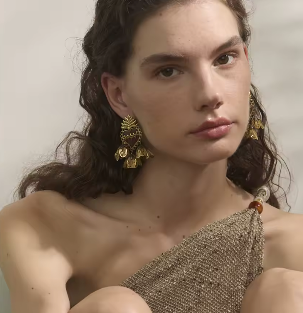 Sacred Petals Waterproof Earrings