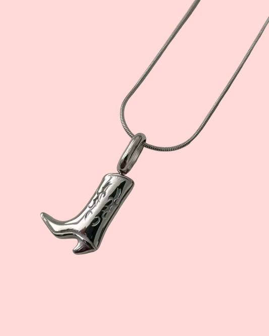 stainless steel cowboy boot necklace – Bootcut Waterproof Necklace